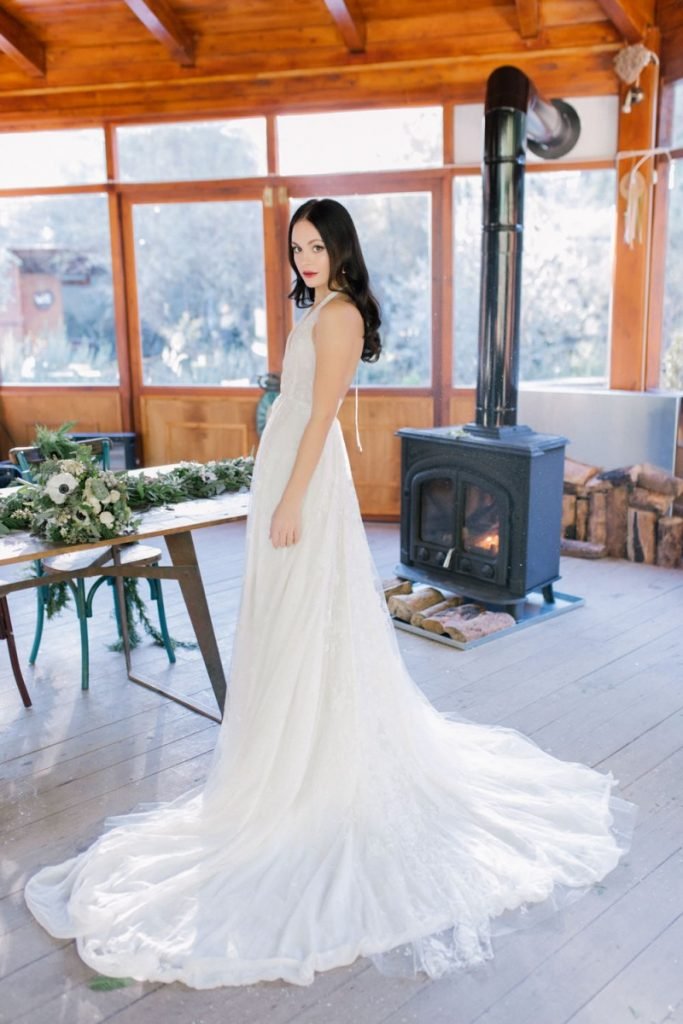 Bride in the white dress