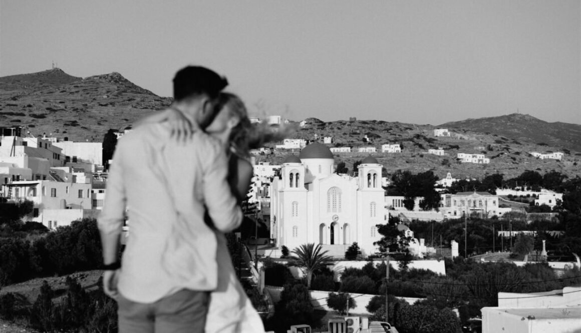The Isle | Ios, Greece This real couple decided to celebrate their engagement lovestory on the Greeks island of Ios and use it as practice for their big day!
