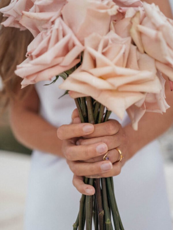 Micro Weddings or Elopements bouquet of roses