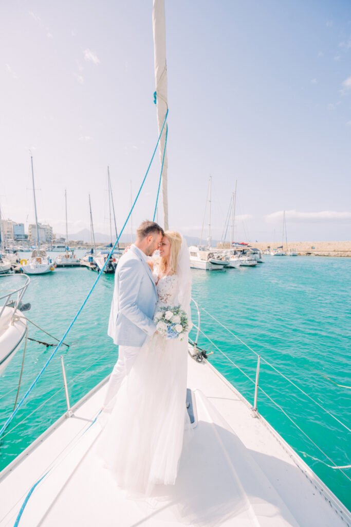 Couple Instagram Influencer Gets Married in Greece on a yacht 