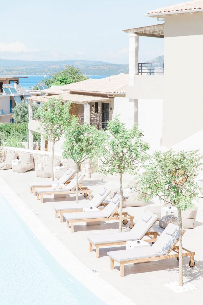 Romantic Greek Island Destination Wedding luxe hotel