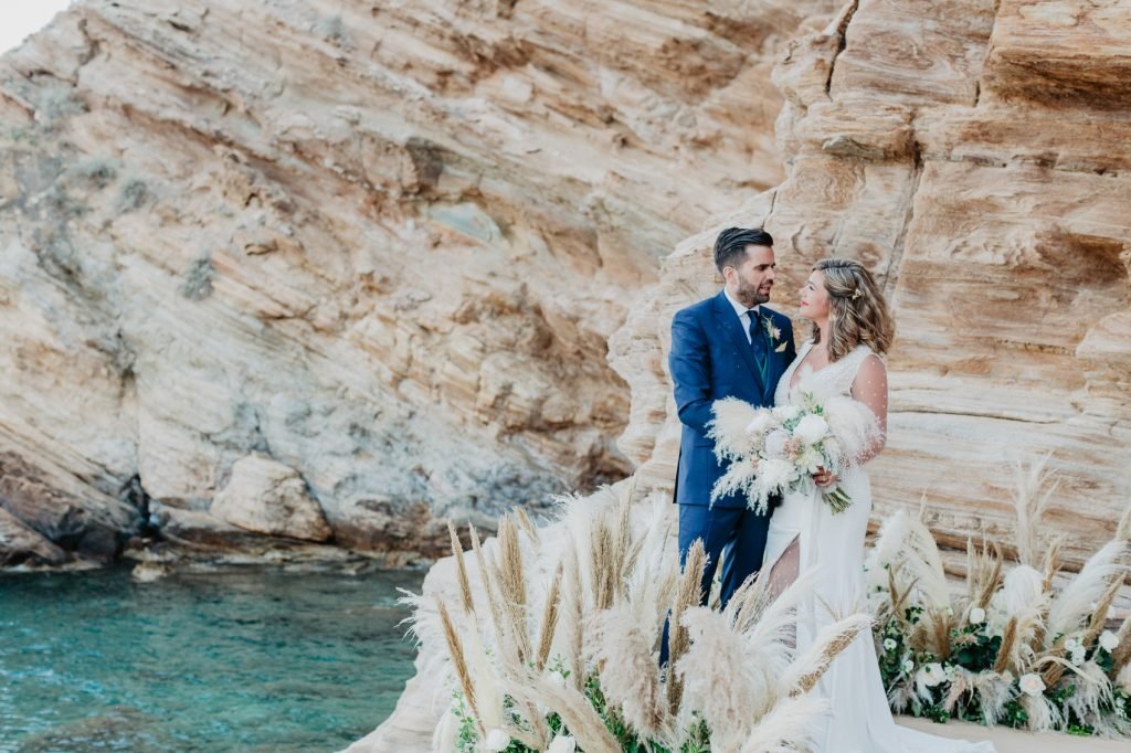 Wedding on the rocks