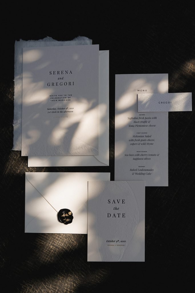 Invitations and save the dates 