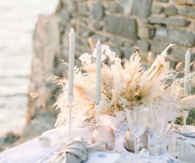Plan Your Wedding Like a Pro Wedding table setup on the beach in boho style