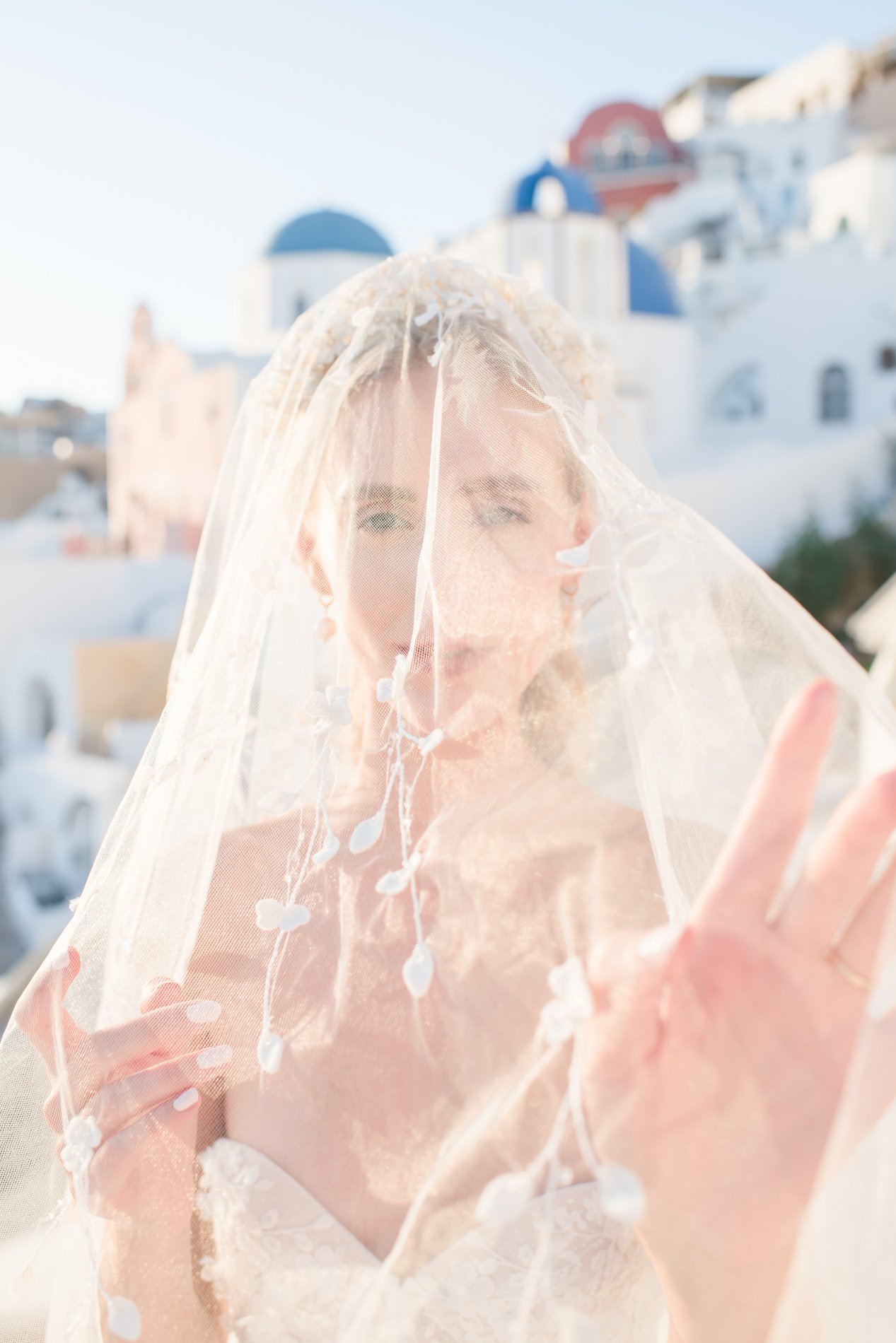 Bride under the veil 