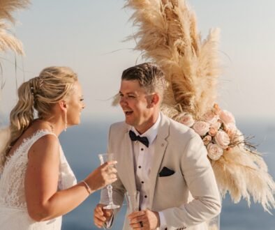 Sunset Wedding Venues in Santorini