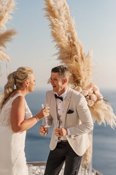 Sunset Wedding Venues in Santorini