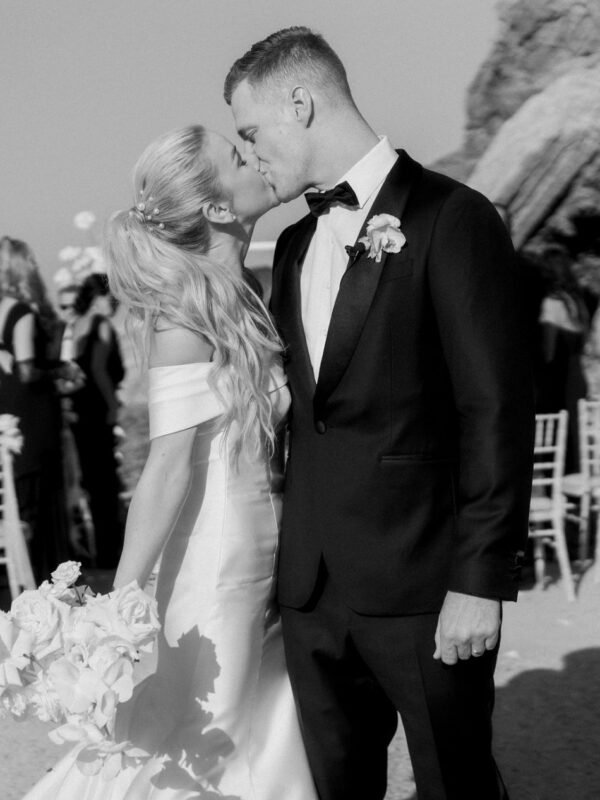 Groom in a tuxedo