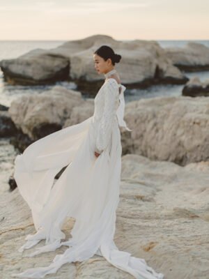 Styling Your Hair for a Sunset Beach Elopement